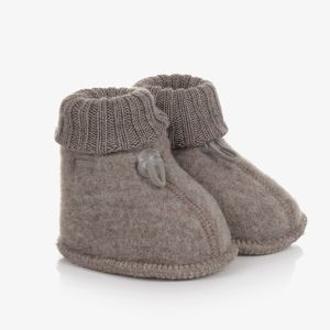 JOHA merino wool booties newborn sized 56-62.